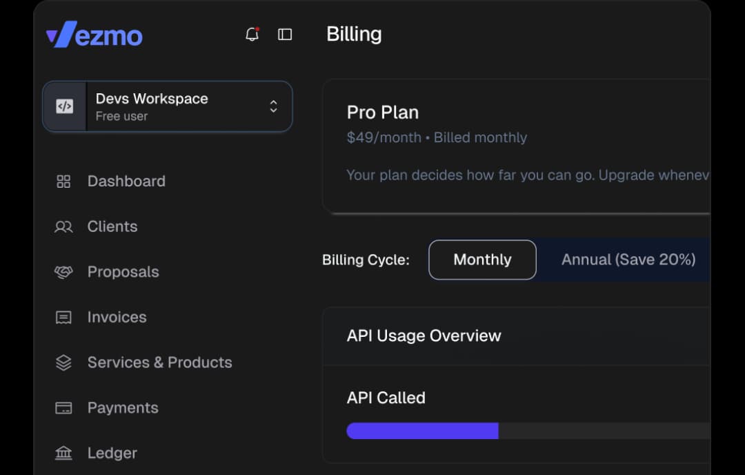 Centralized Billing Dashboard